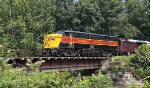 CVSR 6771 takes the train across Furnace Run,